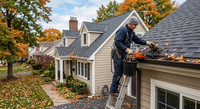 Rain Gutter Clearing in Monmouth County, NJ