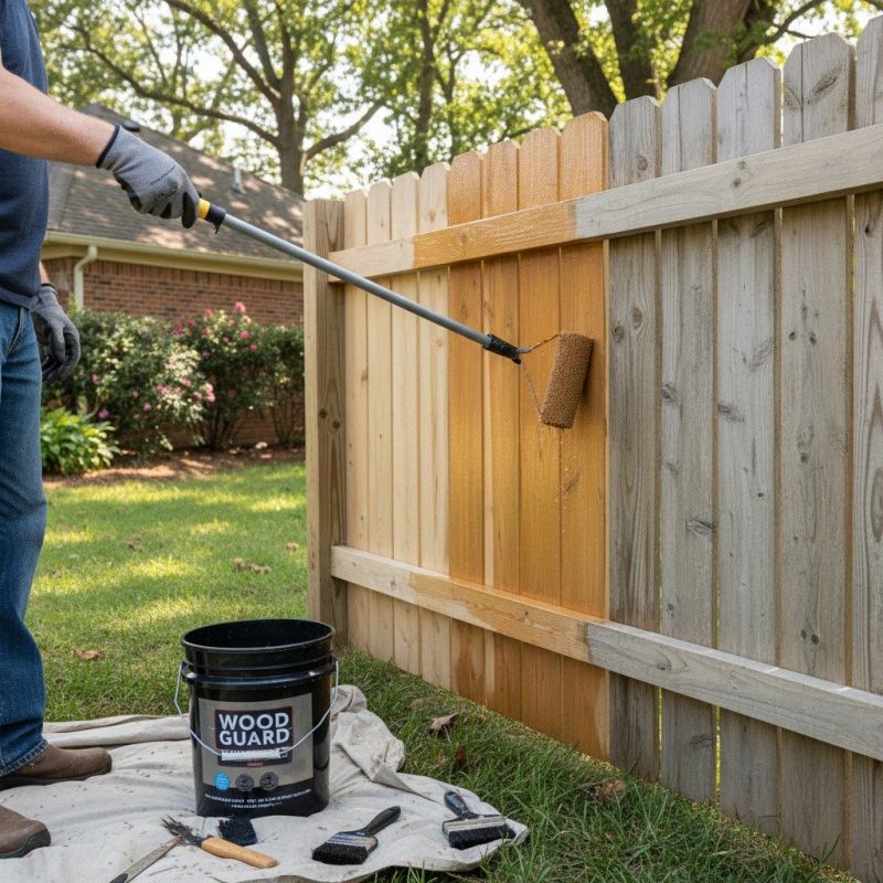 Cedar Fence Sealing in Alpharetta, GA