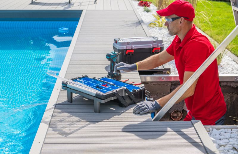 Pool Deck Cleaning