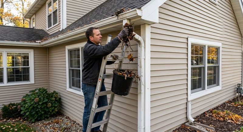 Downspout Blockage Removal in Longmont, CO