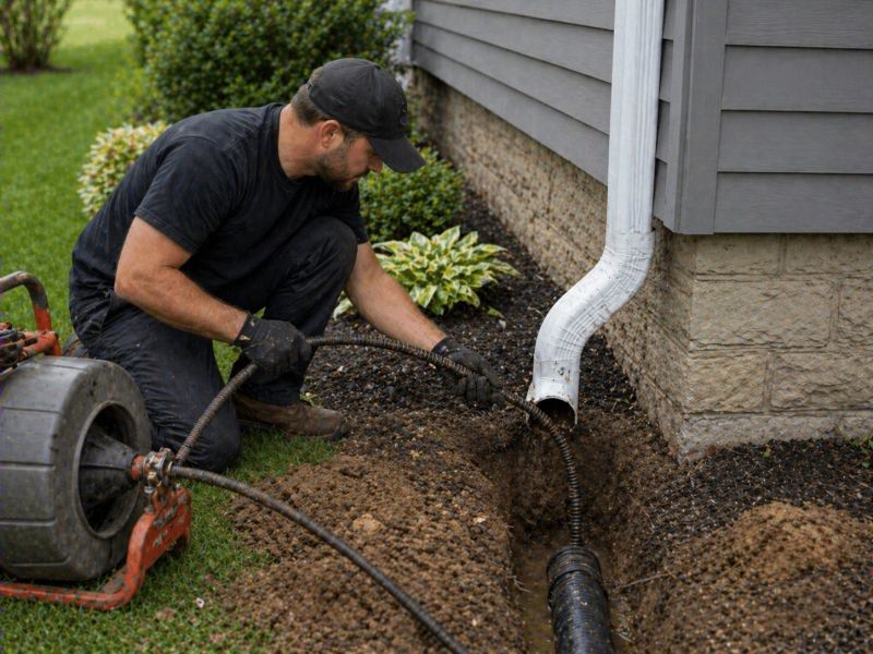 Downspout Cleaning in Rochester, NY